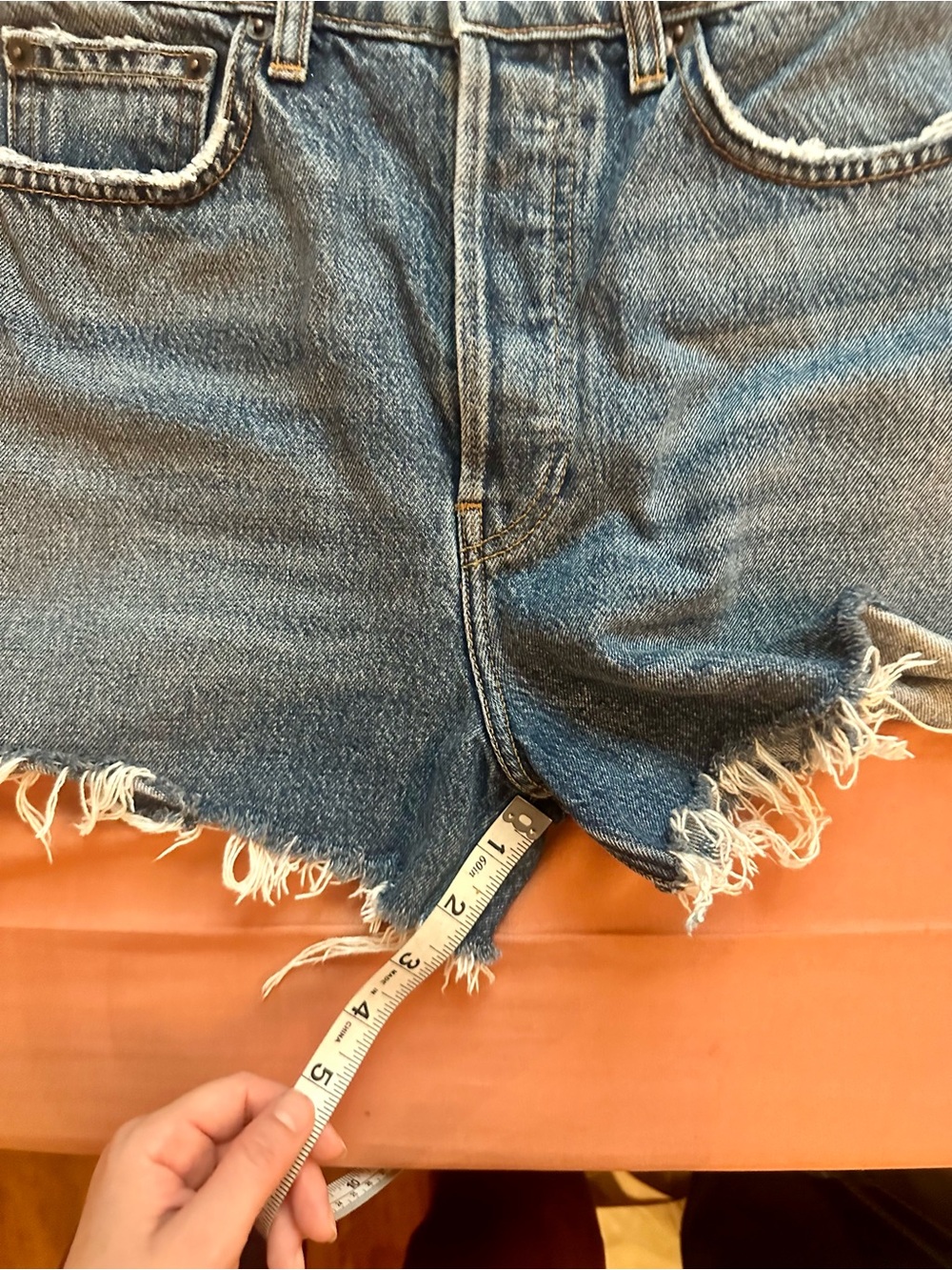Reformation Dixie High Rise Jean Short - Picture 5 of 7